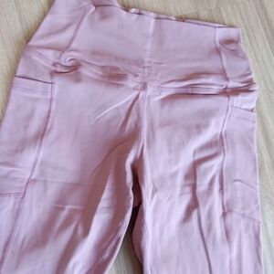 Stylish Pink High-Waisted Leggings